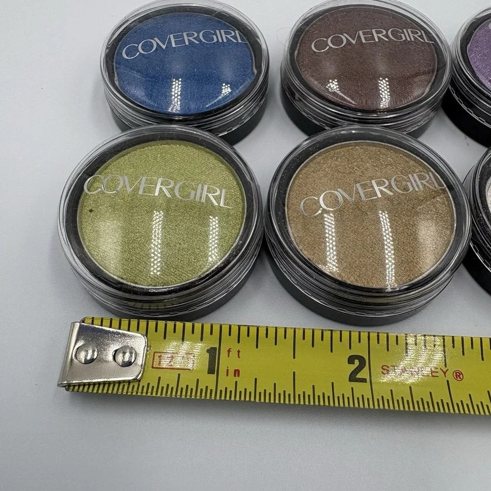 Lot Of 7 CoverGirl Flamed Out Shadow Pot‎ Eye Shadow Various Colors